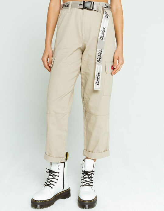 Pantalón Cargo Cropped Belted Dickies Girl Junior