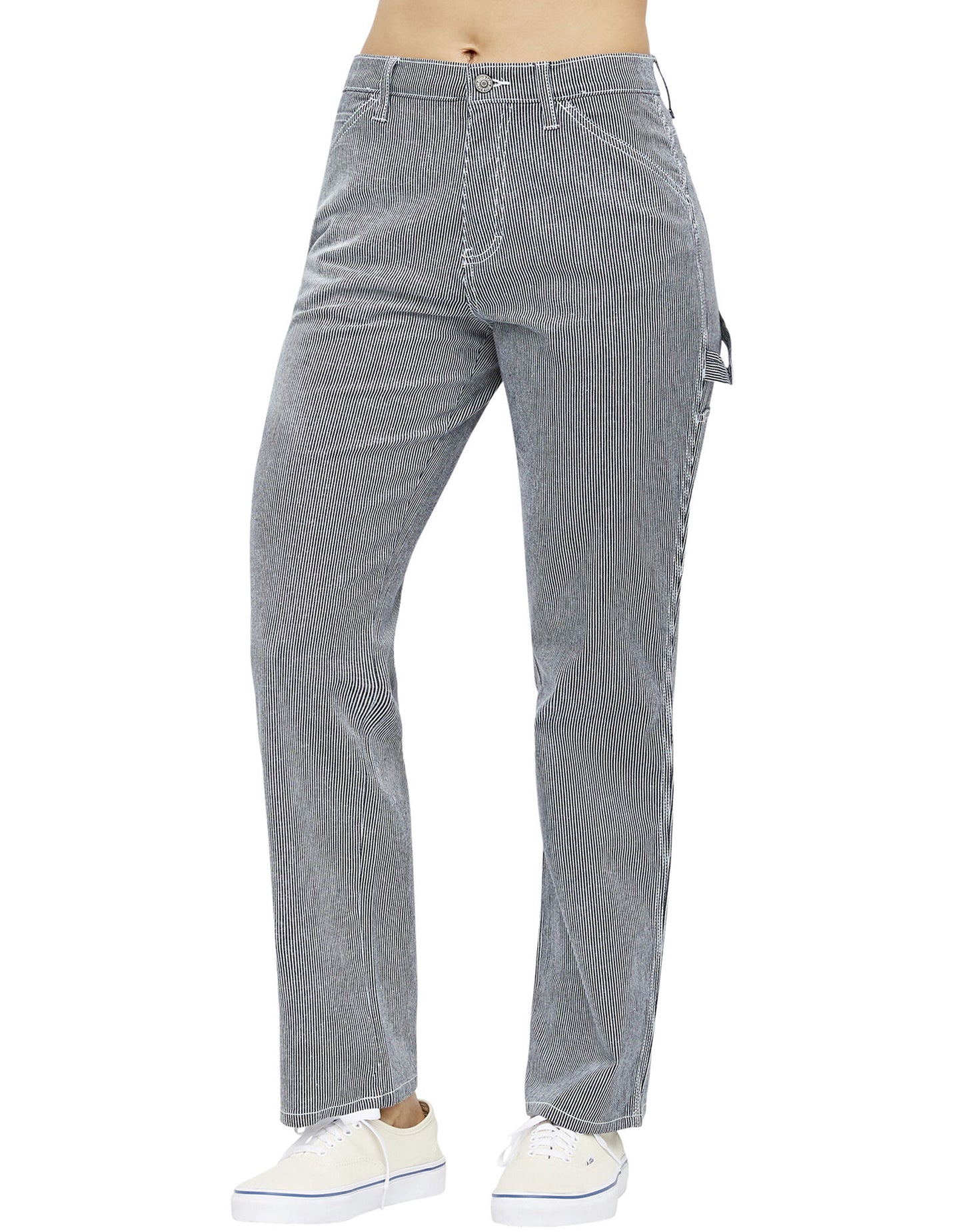 Pantalón Carpintero Railroad Striped Relaxed Fit Dickies Girl Junior