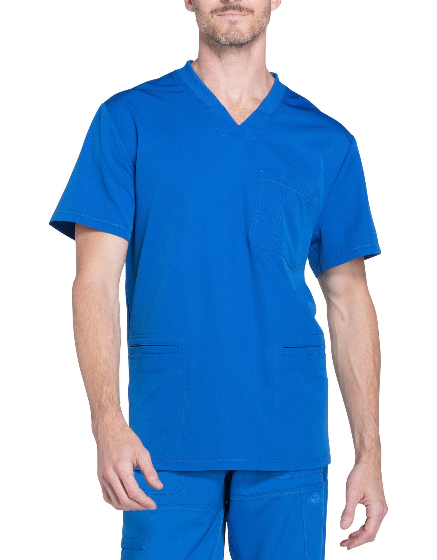 Camisa Médica Dynamix con Cuello en V para Hombre