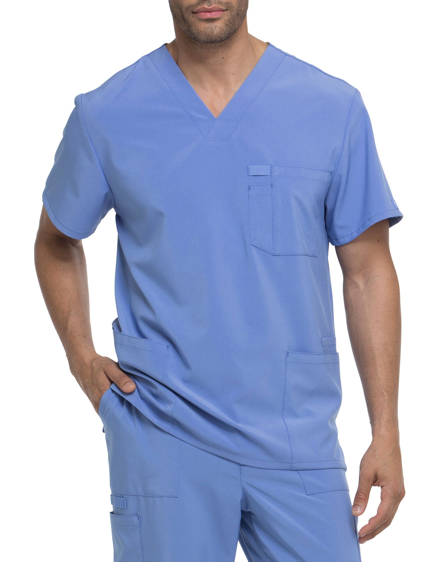 Camisa Médica EDS Essentials con Cuello en V para Hombre