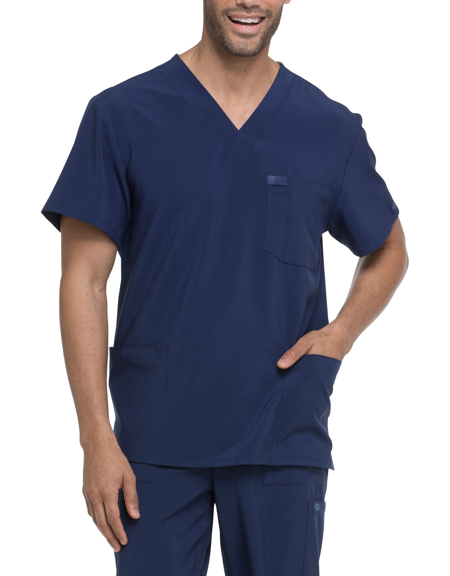 Camisa Médica EDS Essentials con Cuello en V para Hombre