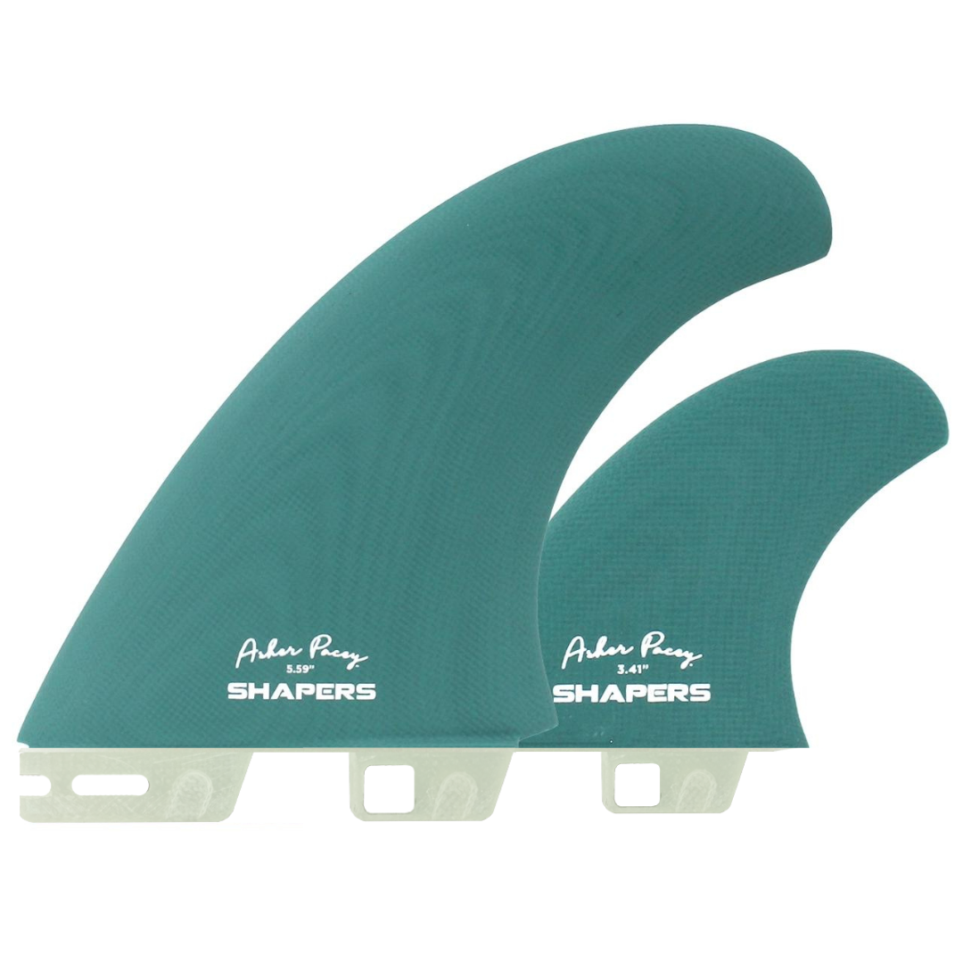 Juego de 2 Quillas Asher Pacey 5.59 (FCS II) - Seafoam
