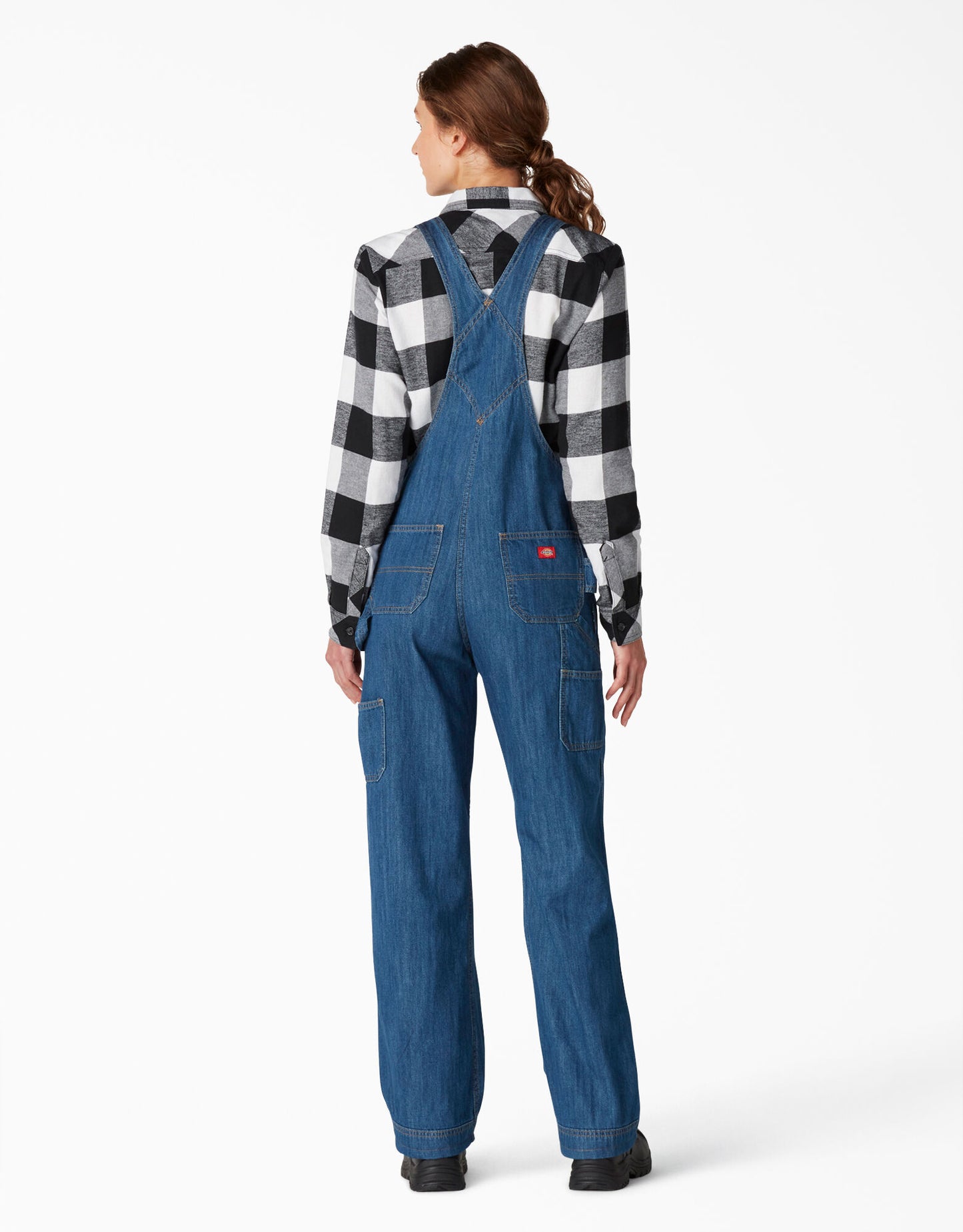 Overall Stonewashed Medium Blue