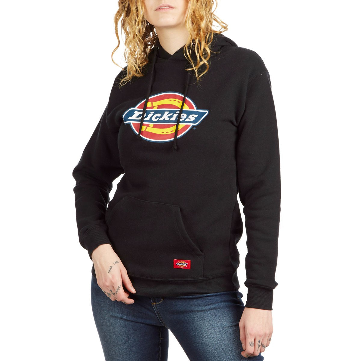 Hoodie Fleece Tri-Color Icon Logo Dickies Girl Junior