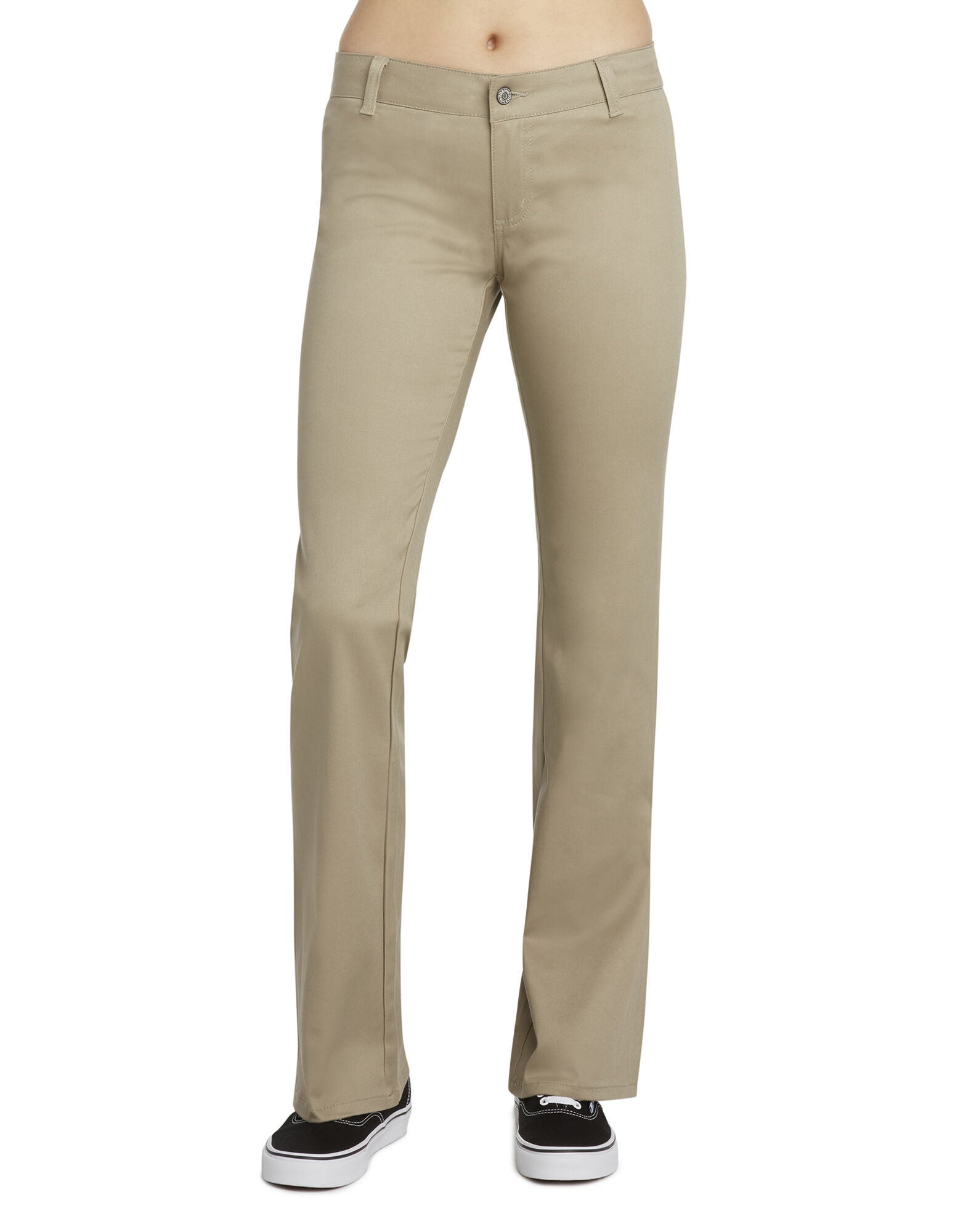 Dickies Girl Juniors' Worker Bootcut Pants –1