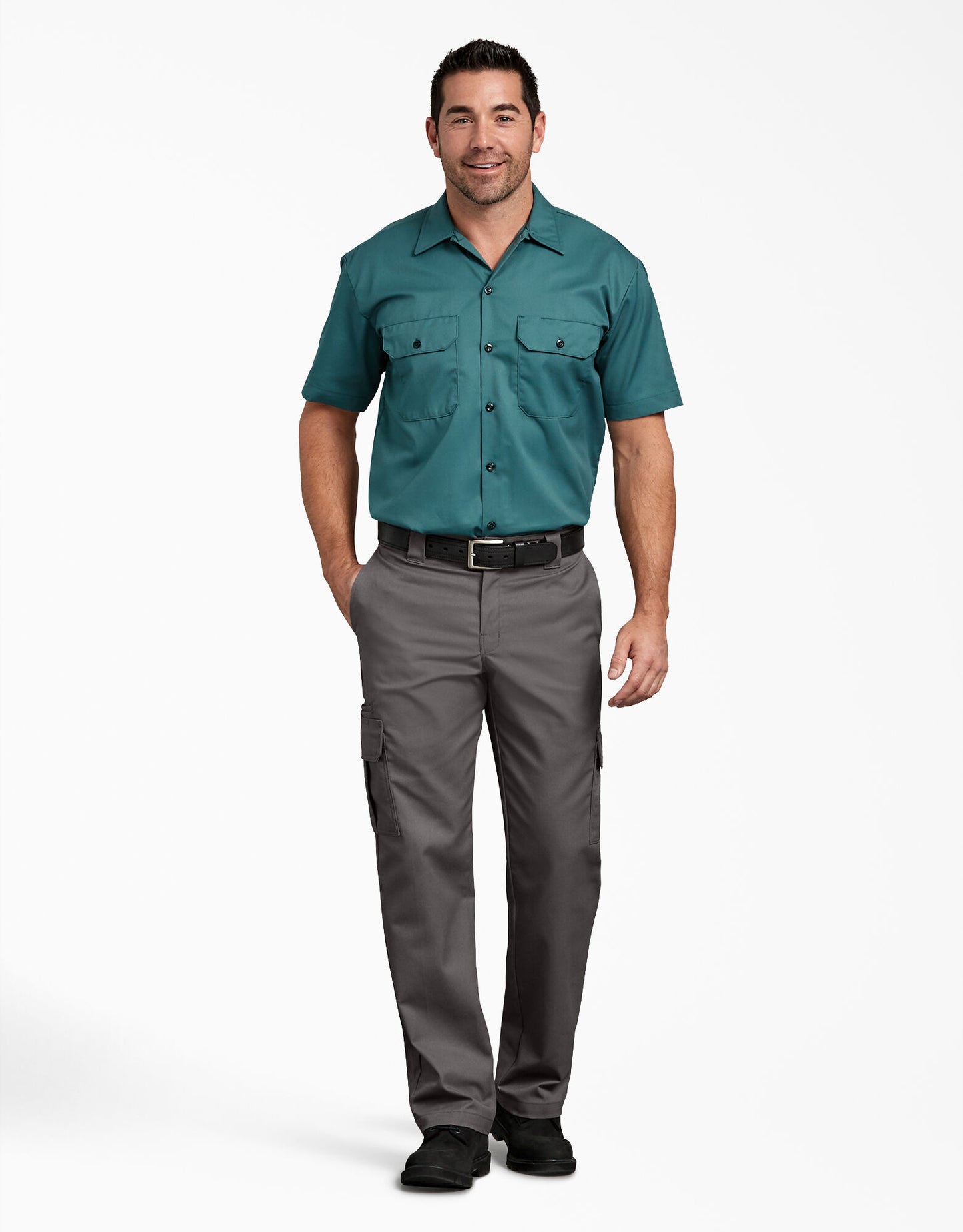 Regular Fit Straight Leg Cargo Pants