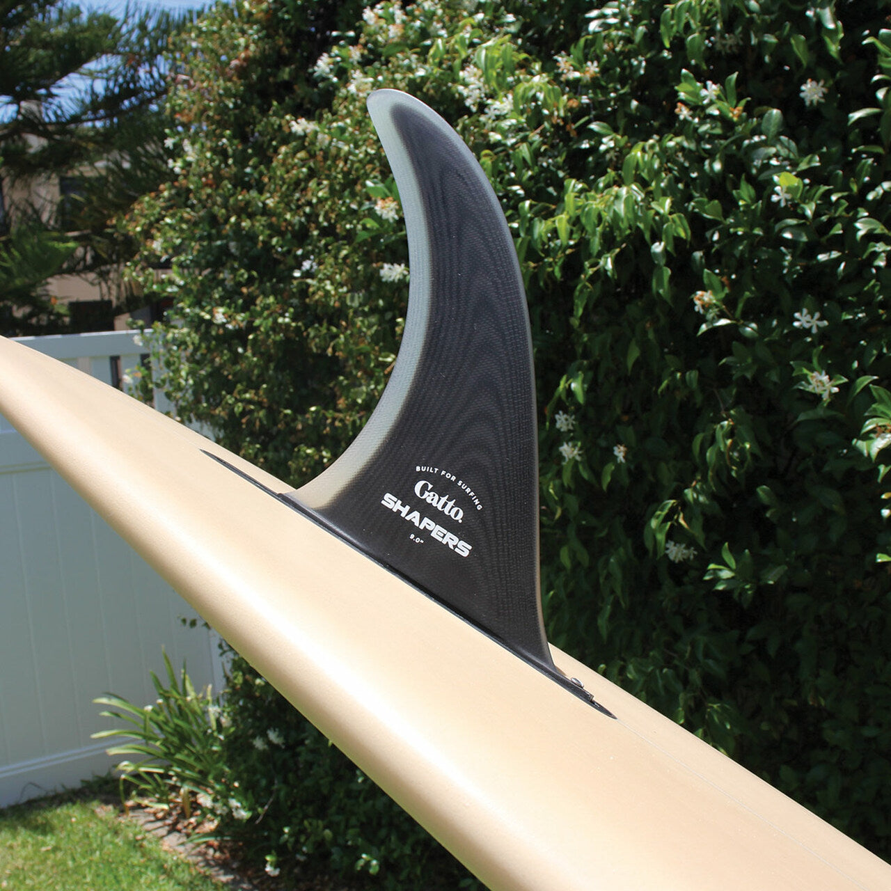 9.75" Gatto Box Fin - Negro