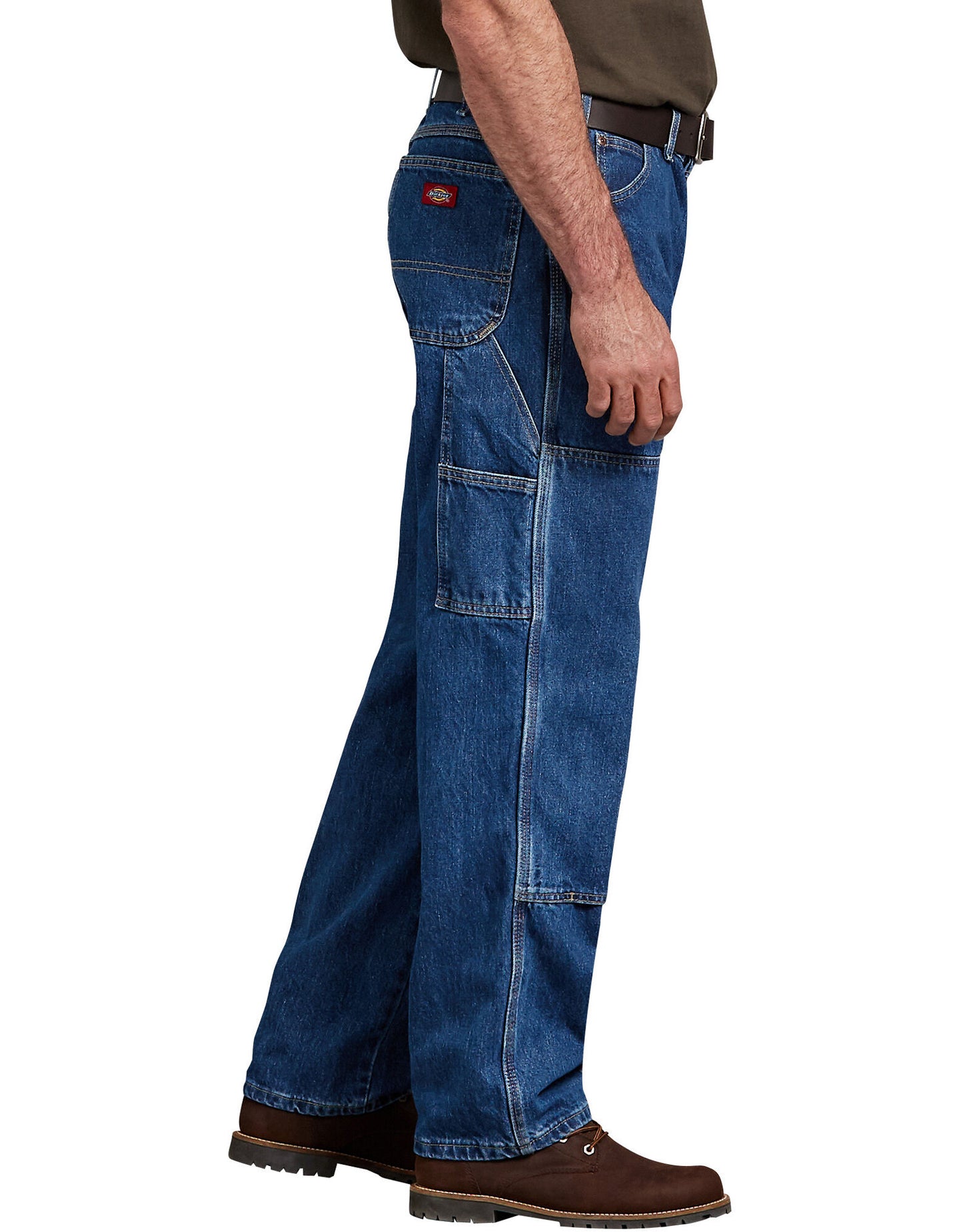 Relaxed Fit Double Knee Carpenter Denim Jeans