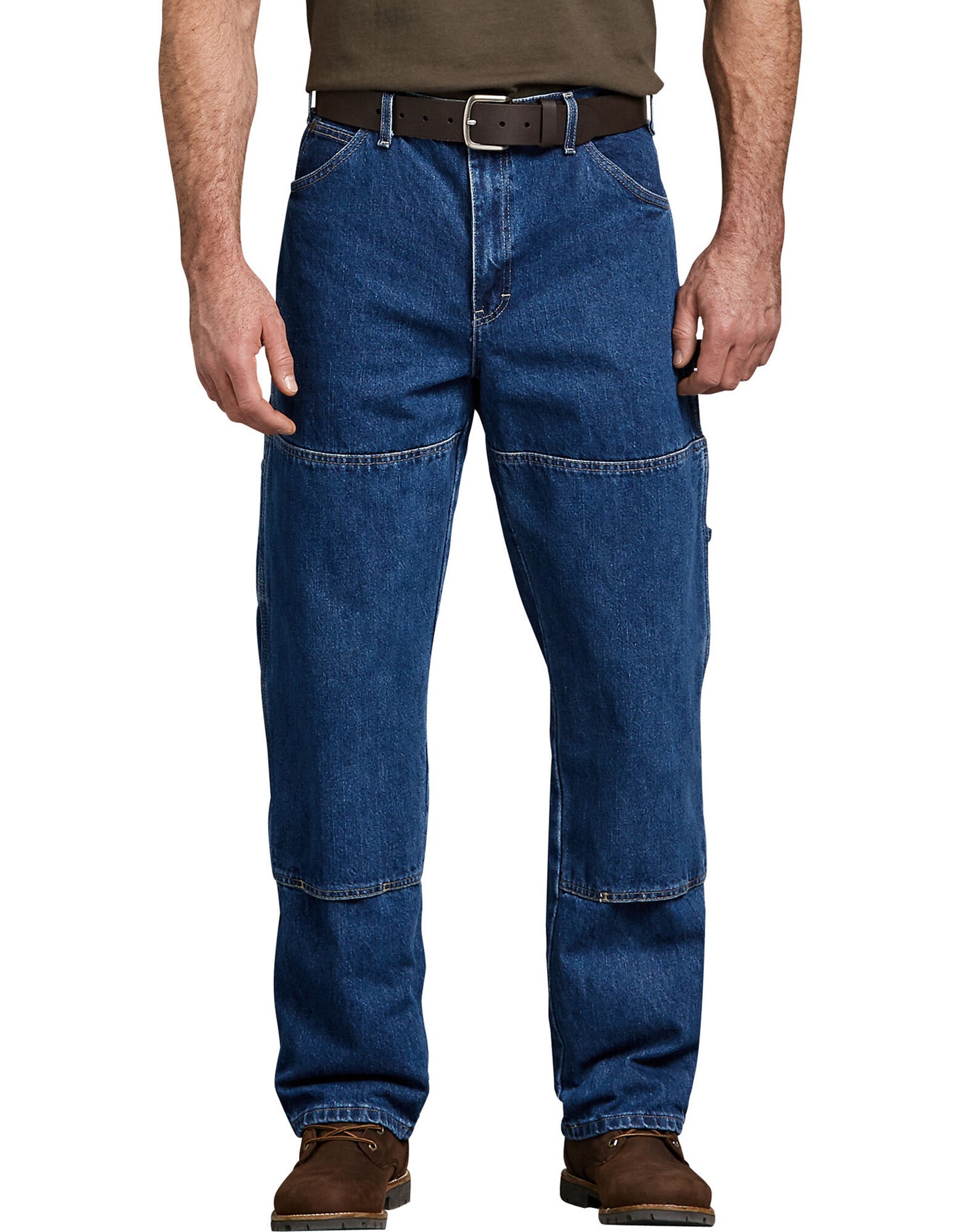 Relaxed Fit Double Knee Carpenter Denim Jeans