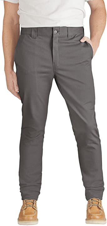 FLEX Slim Fit Skinny Leg Twill Work Pants