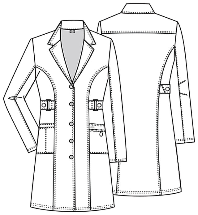 Saco Blanco 36" Laboratorio Gen Flex