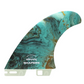 Juego de 2 Quillas Asher Pacey 5.59" Twin Fin (FCS II) - Turquesa
