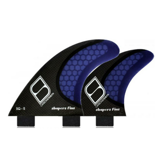 Juego de 4 Quillas Carbon Stealth SQ5 (FCS) - Medium
