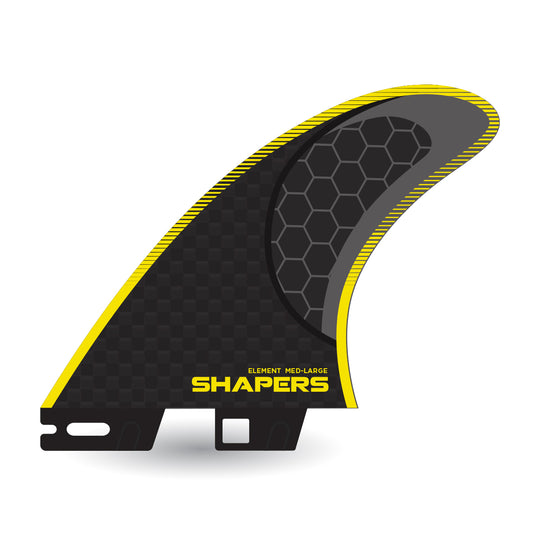 Juego de 3 Quillas Element Carbon Stealth (FCS II) - Medium Large