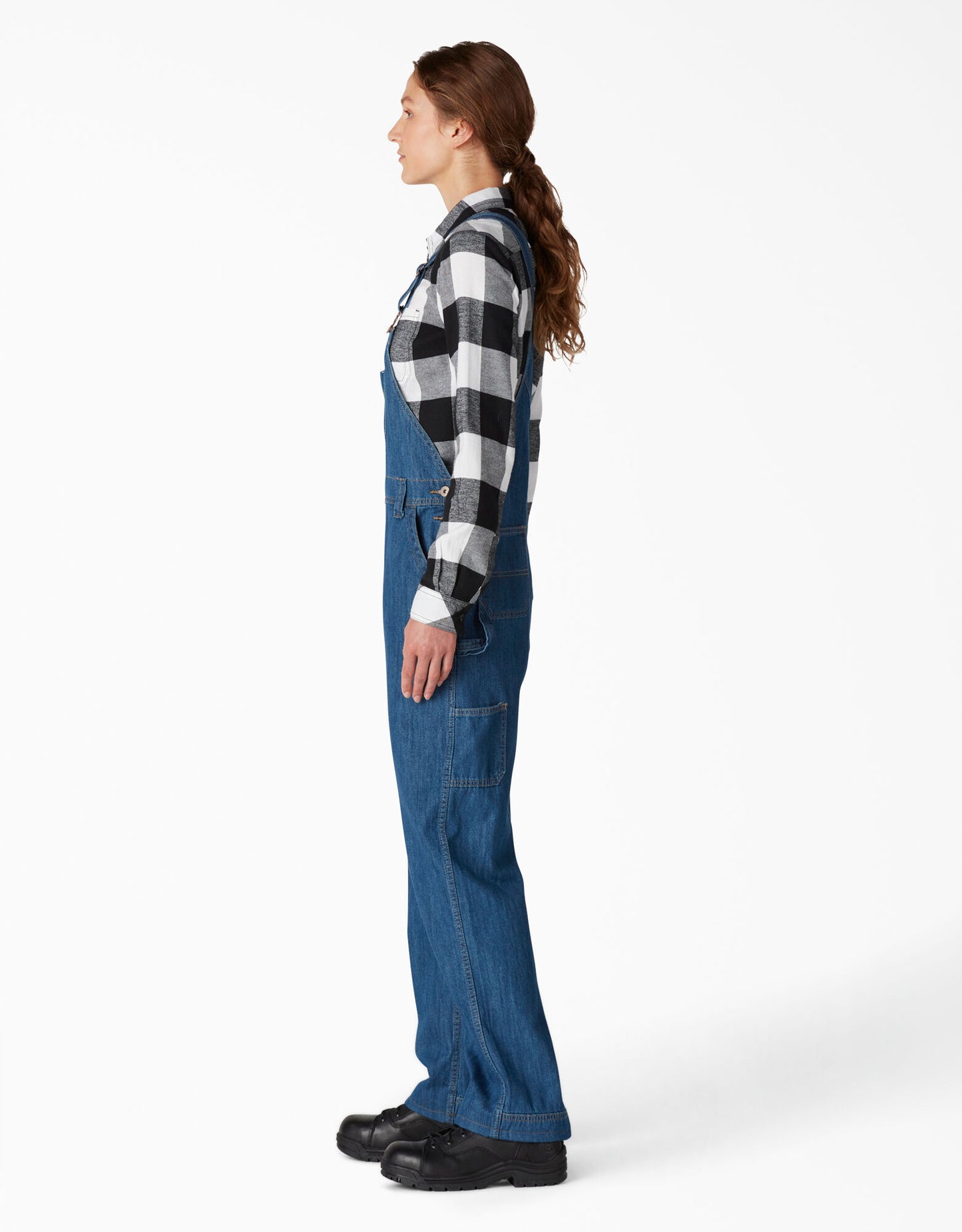 Overall Stonewashed Medium Blue