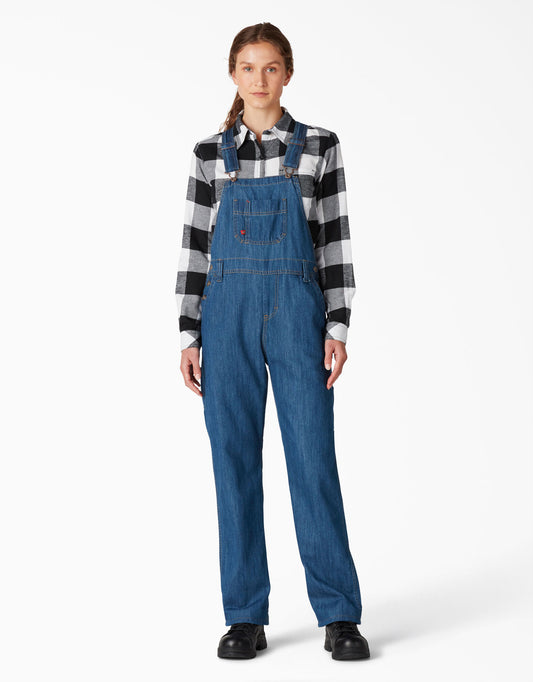 Overall Stonewashed Medium Blue