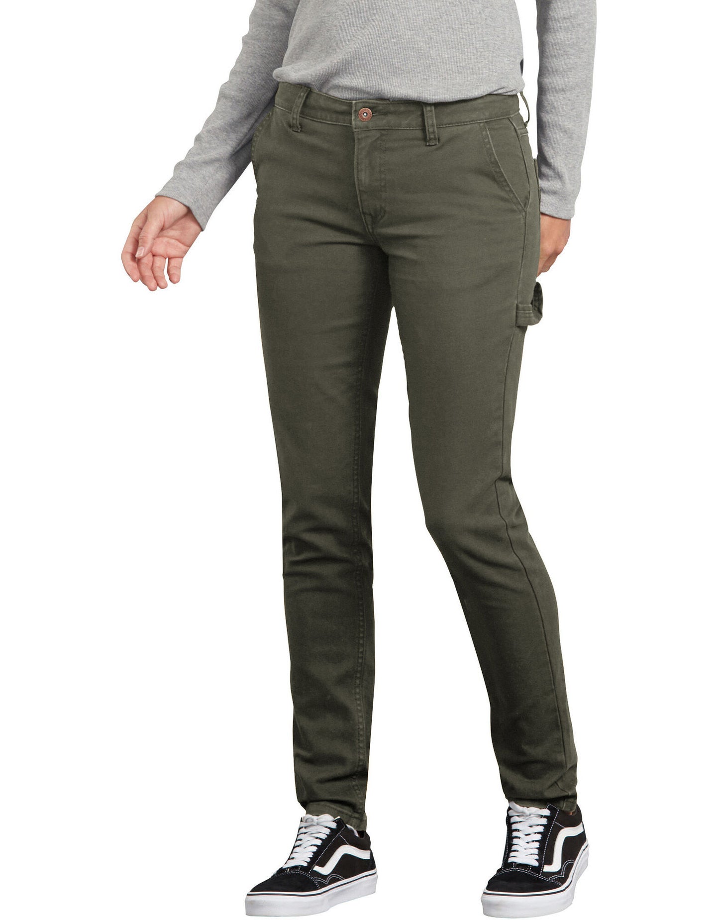 Pantalón Stretch Duck Carpenter Slim Fit Mujer