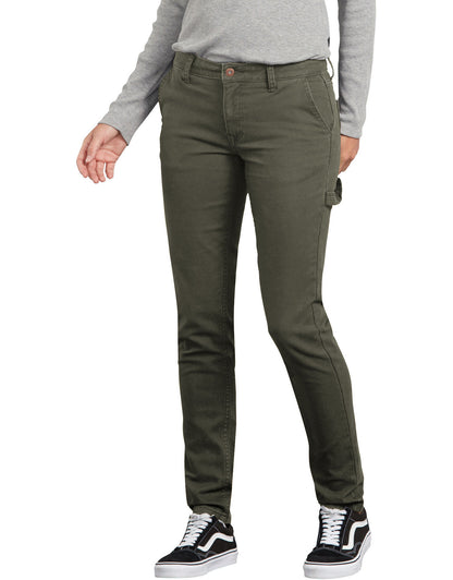 Pantalón Stretch Duck Carpenter Slim Fit Mujer
