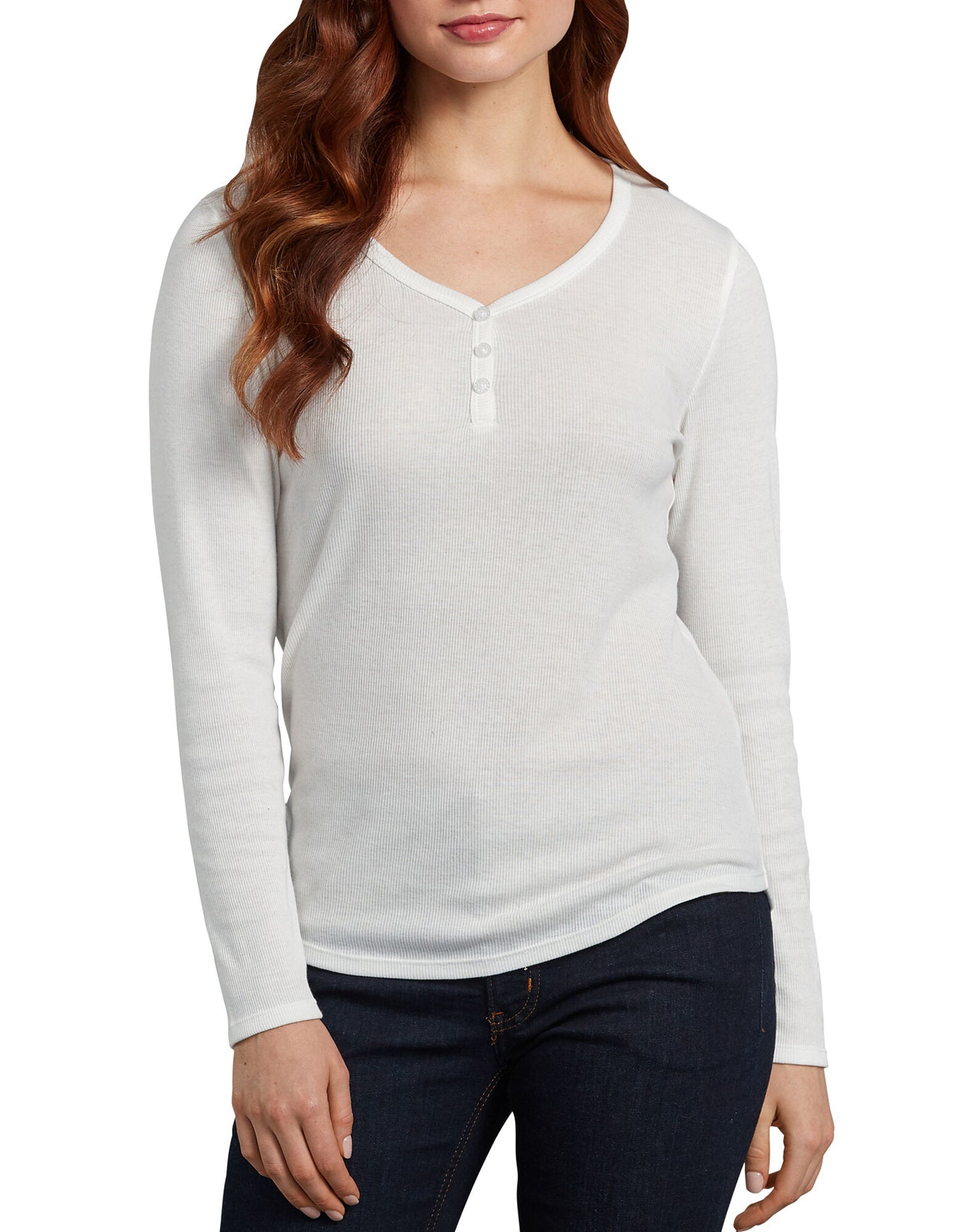 T-Shirt Henley Manga Larga