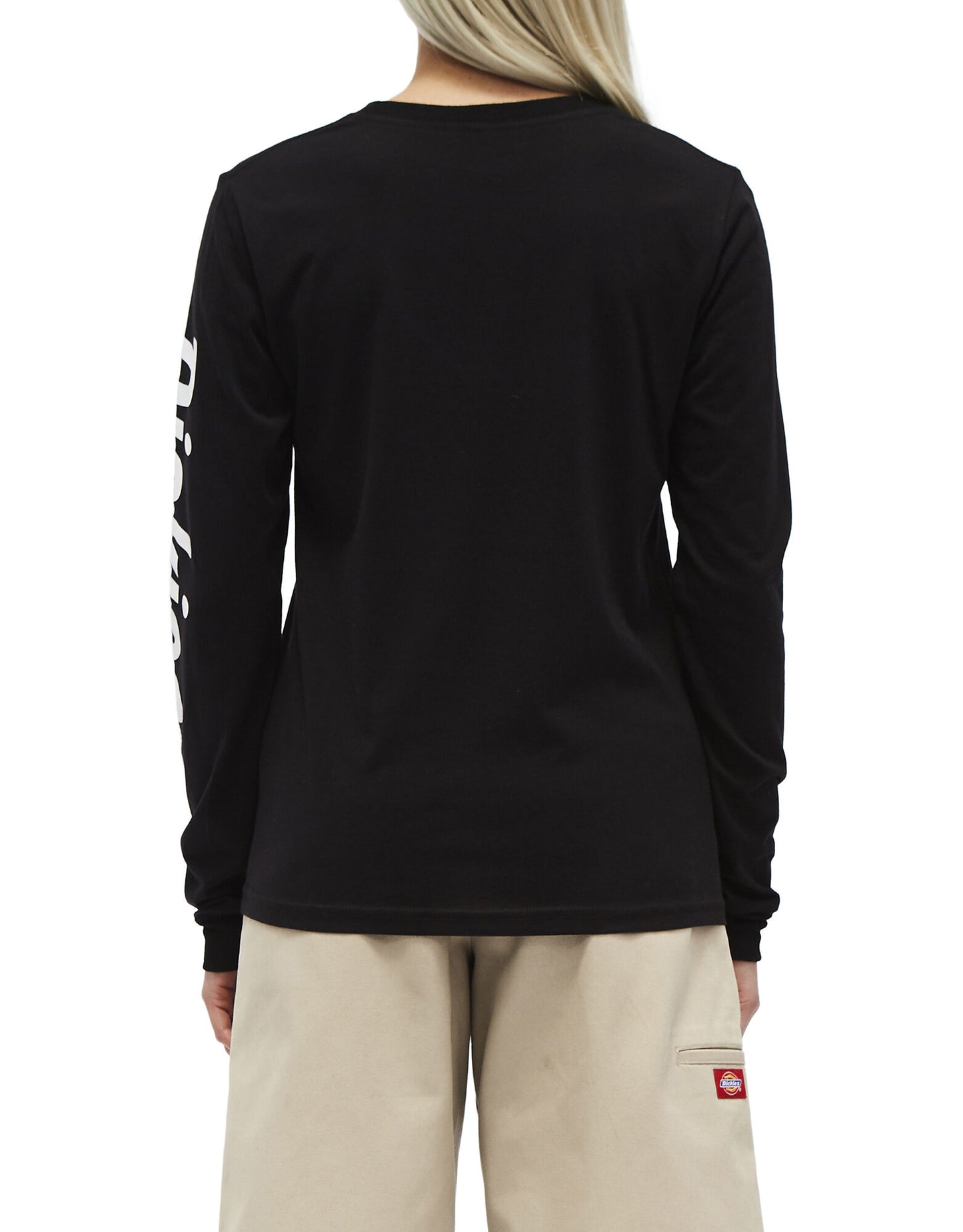 T-Shirt Logo Manga Larga Dickies Girl Junior