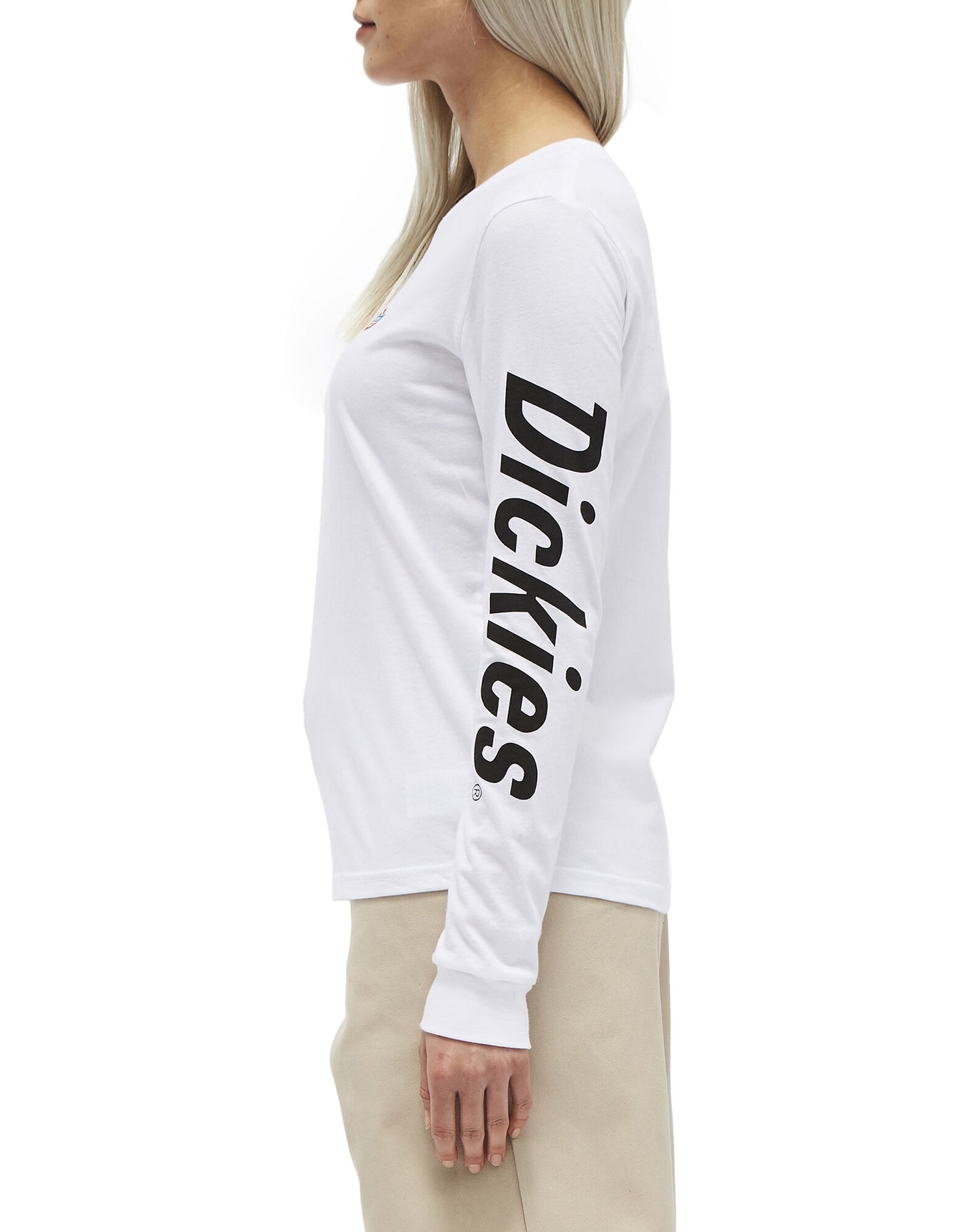 T-Shirt Logo Manga Larga Dickies Girl Junior