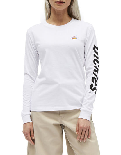 T-Shirt Logo Manga Larga Dickies Girl Junior