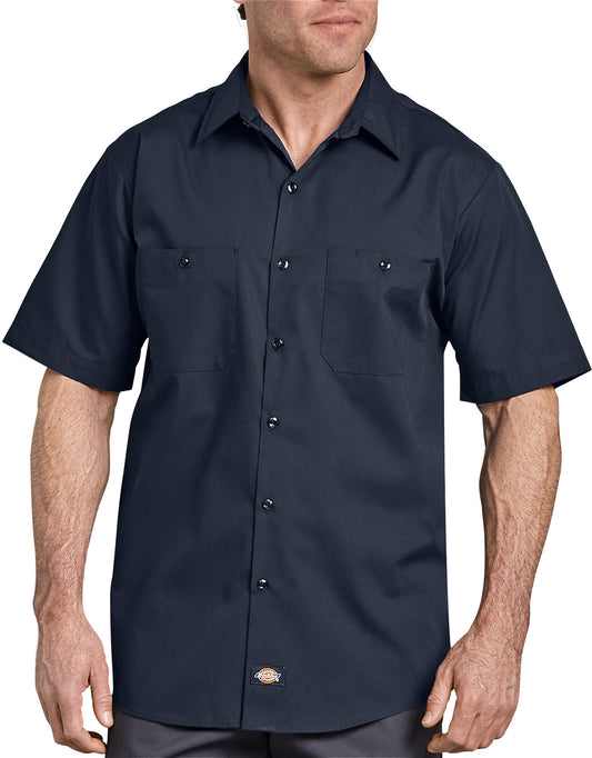 Dickies Mens Industrial WorkTech Short Sleeve Ventilated Performance Shirt
