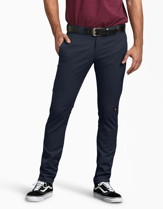 FLEX Skinny Fit Straight Leg Double Knee Work Pants