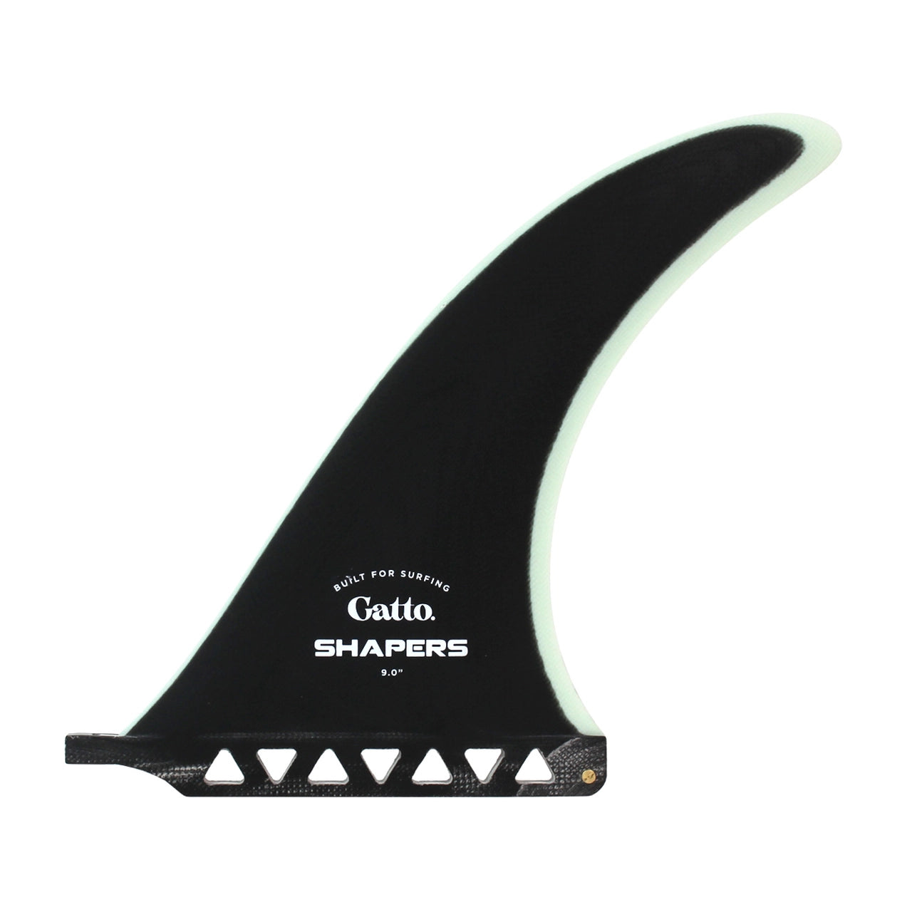 9" Gatto Box Fin - Negro