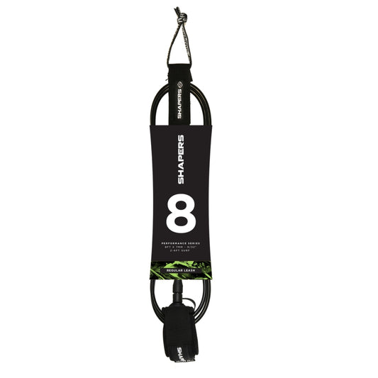 8ft Regular Leash - Negro