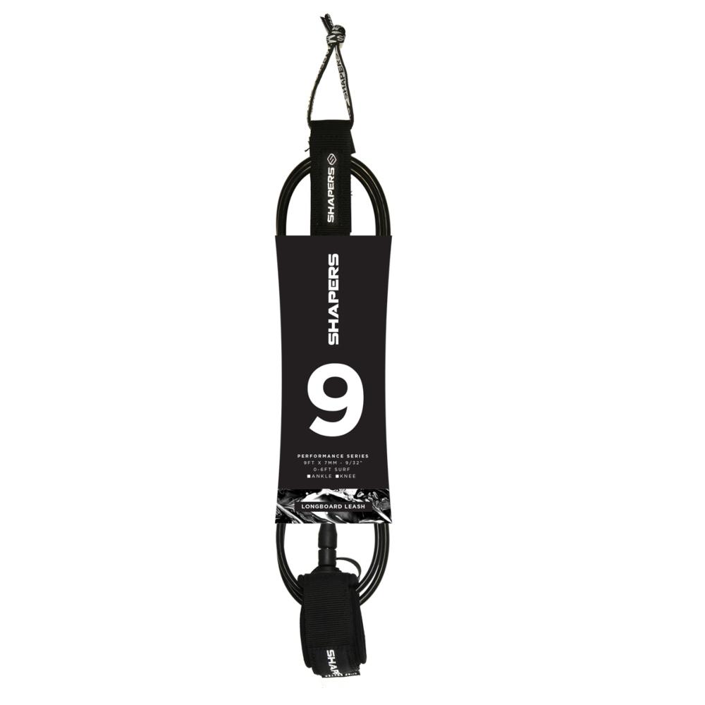 9Ft Longboard Leash Knee - Negro