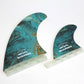 Juego de 2 Quillas Asher Pacey 5.59" Twin Fin (Futures) - Turquesa