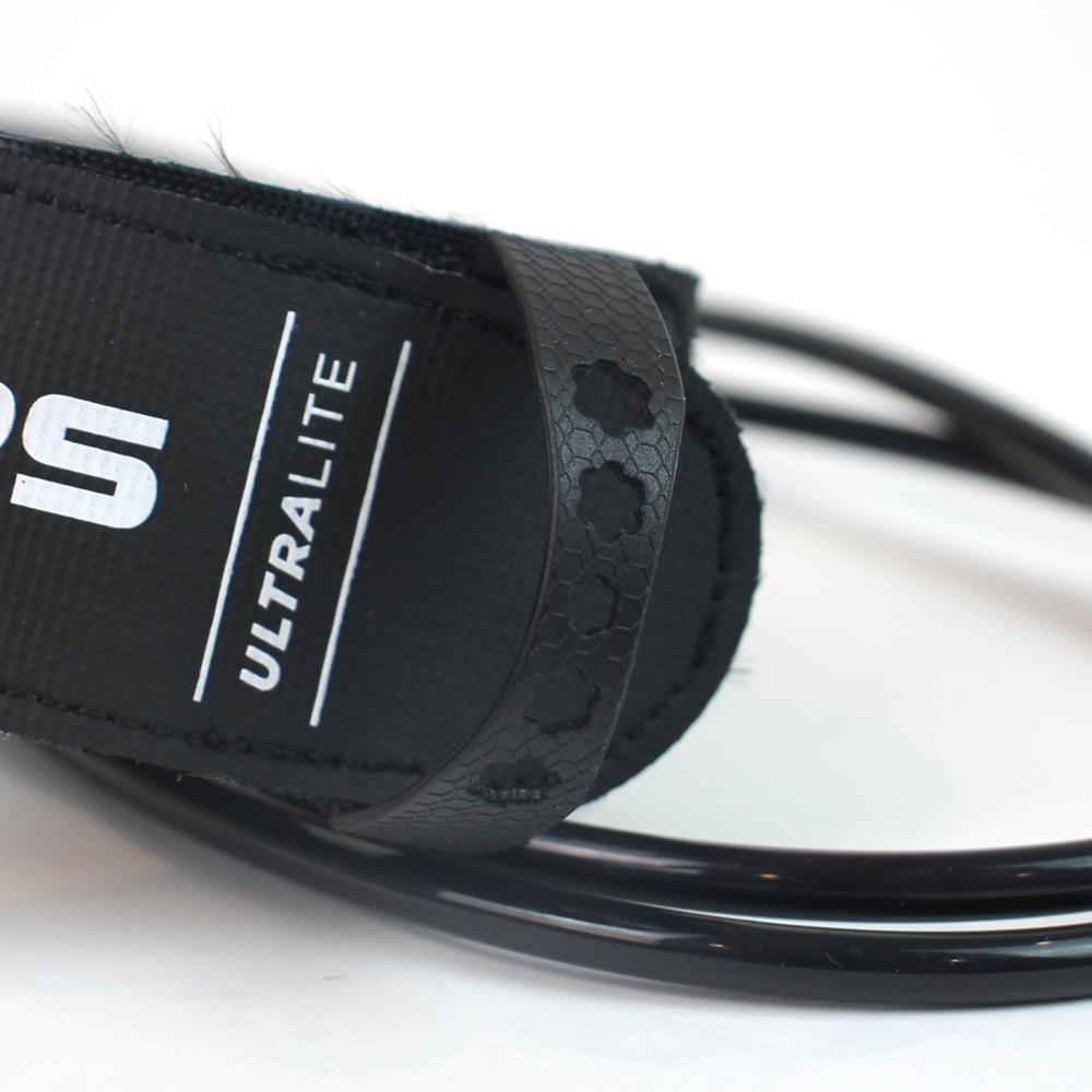 7ft Ultra-Lite Performance Leash - Blanco & Negro